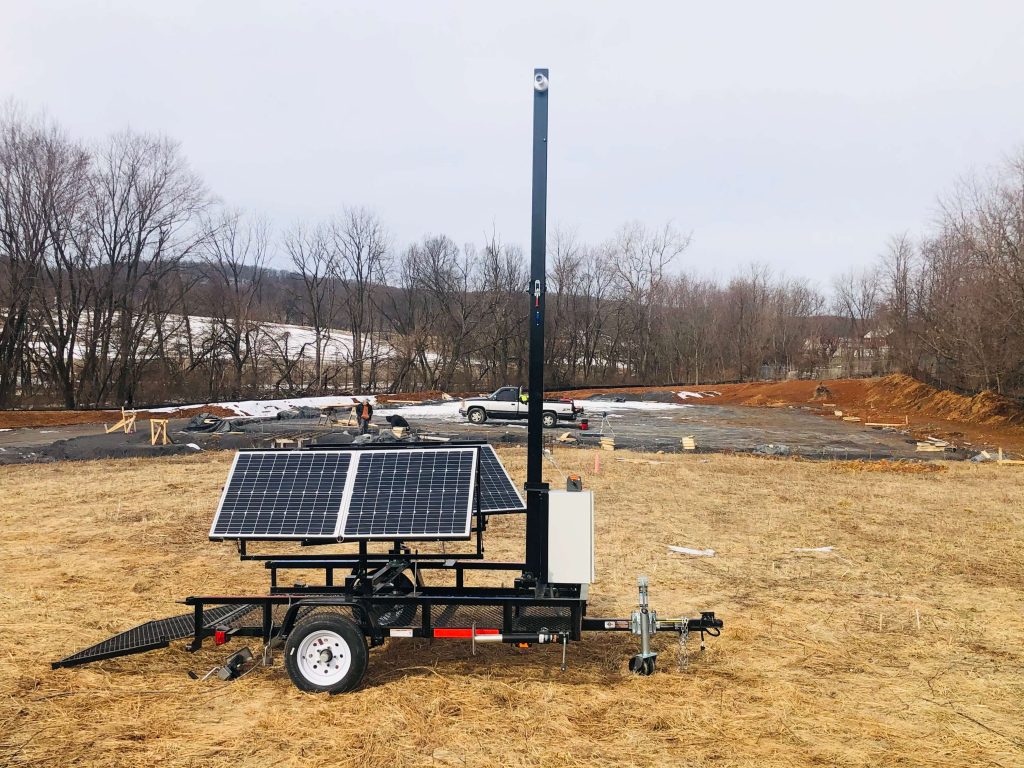 Camera for remote monitoring mobile jobsite in Maryland