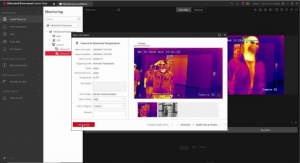 Security cameras to detect and monitor body temperature DC MD VA